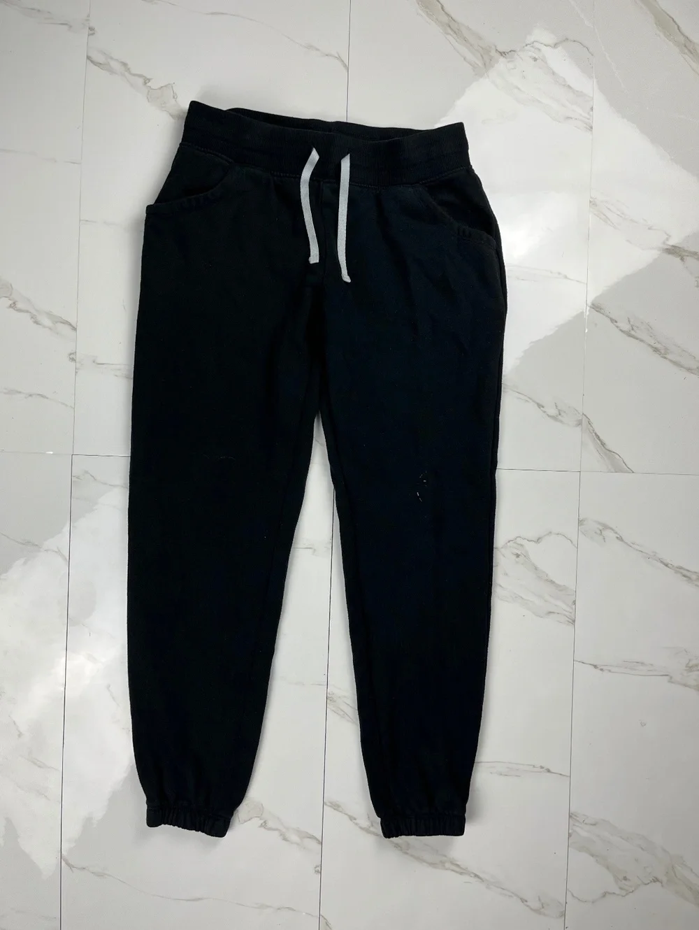 Cat & Jack Black Jogger Sweatpants Kids XL (14) Cotton Blend